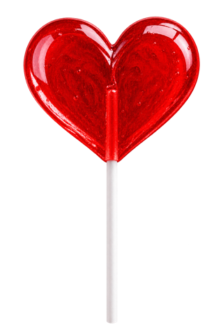 Heart lollipop