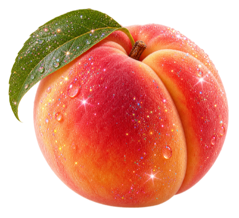 Sparkle peach